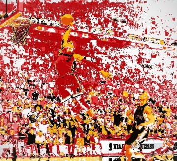 印象派 Painting - バスケットボール 13 印象派